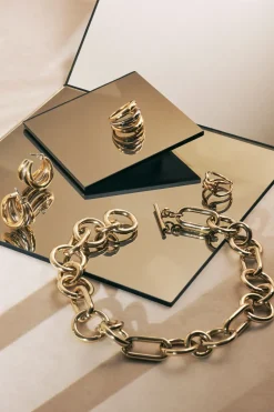 Bijoux|Balzac Bague Irene Bicolore Dore Et Argente