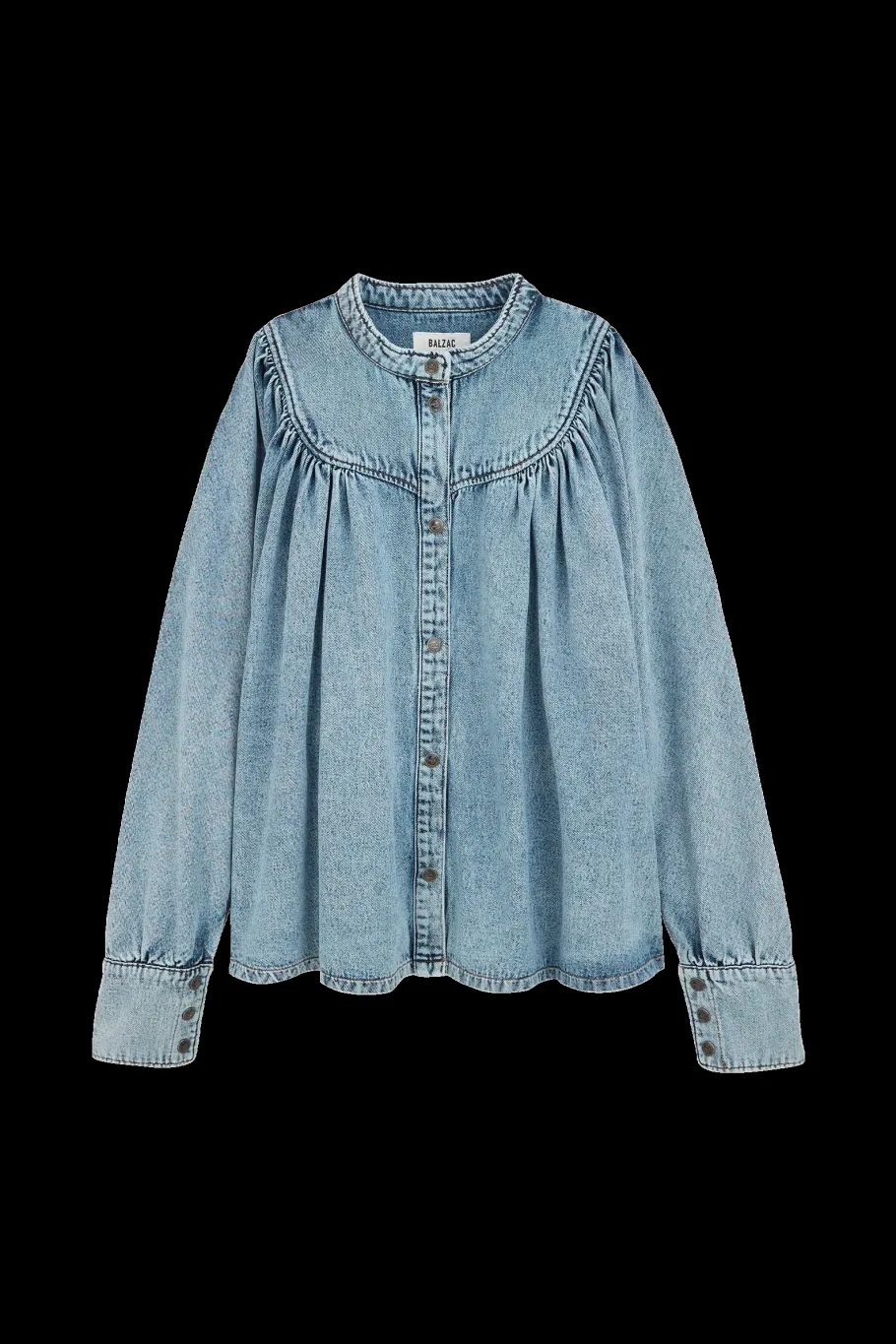 Chemises Et Blouses|Balzac Blouse Apolline Bleu Glacier