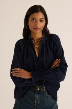 Chemises Et Blouses|Balzac Blouse Regal Bleu Marine