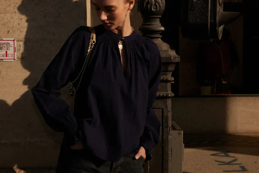 Chemises Et Blouses|Balzac Blouse Regal Bleu Marine