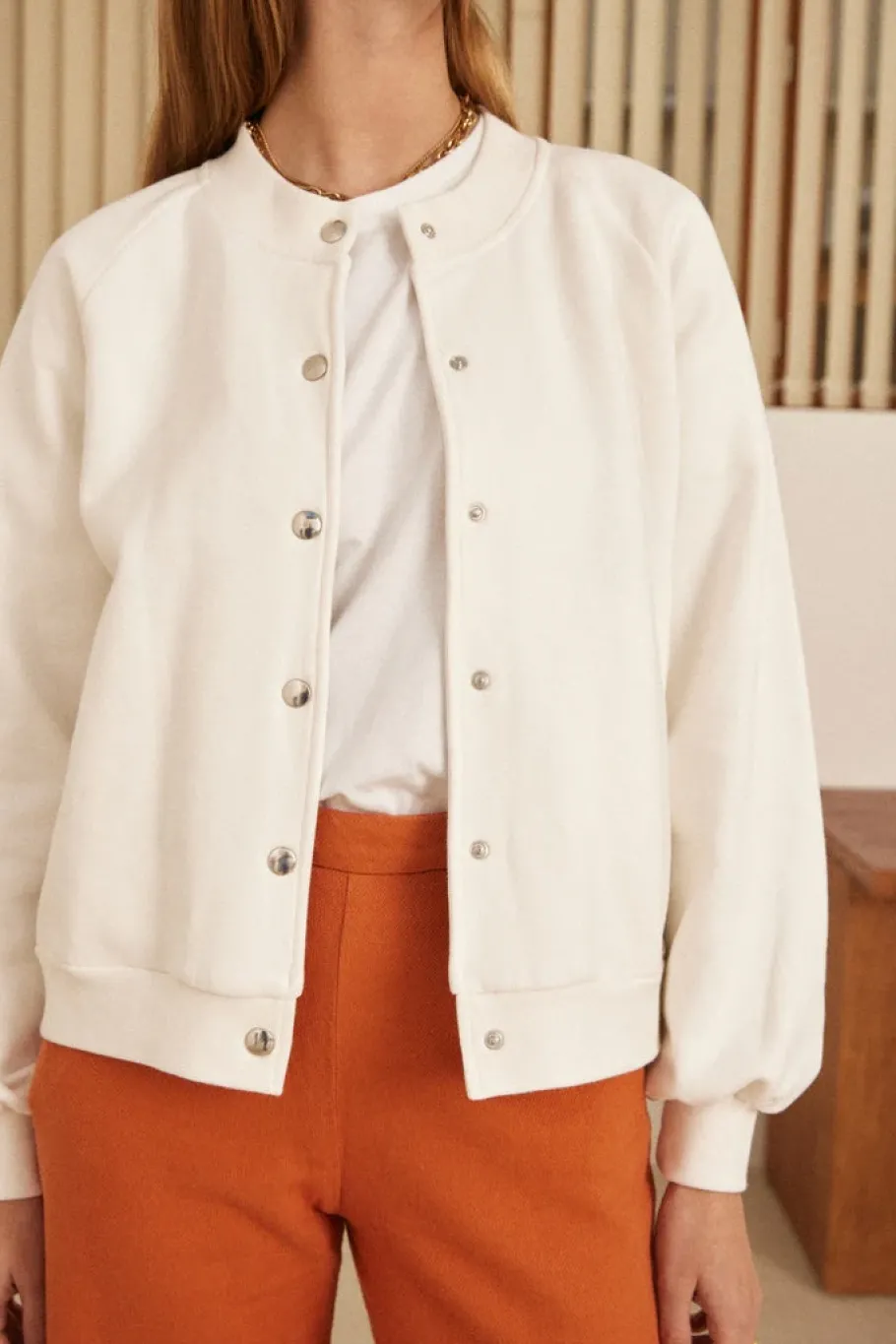 Sweatshirts|Balzac Cardigan Douillet Ecru