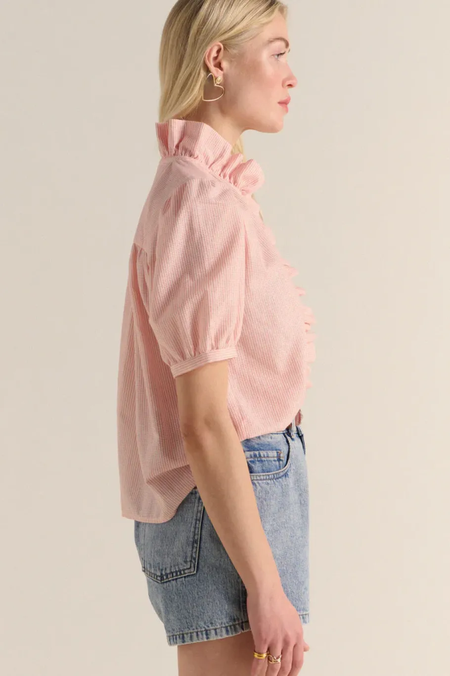 Chemises Et Blouses|Balzac Chemise Baignade Rayures Corail Irise