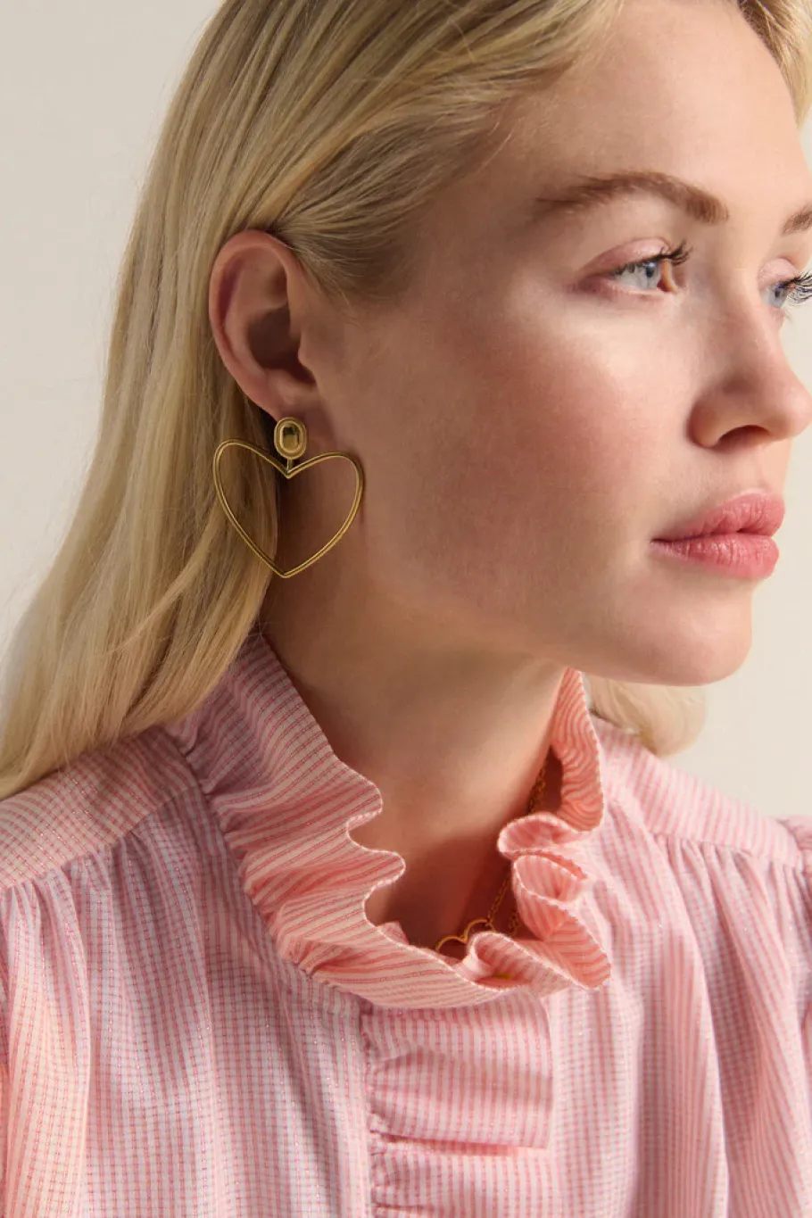 Chemises Et Blouses|Balzac Chemise Baignade Rayures Corail Irise
