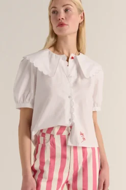 Chemises Et Blouses|Balzac Chemise Felicie Blanc Naturel