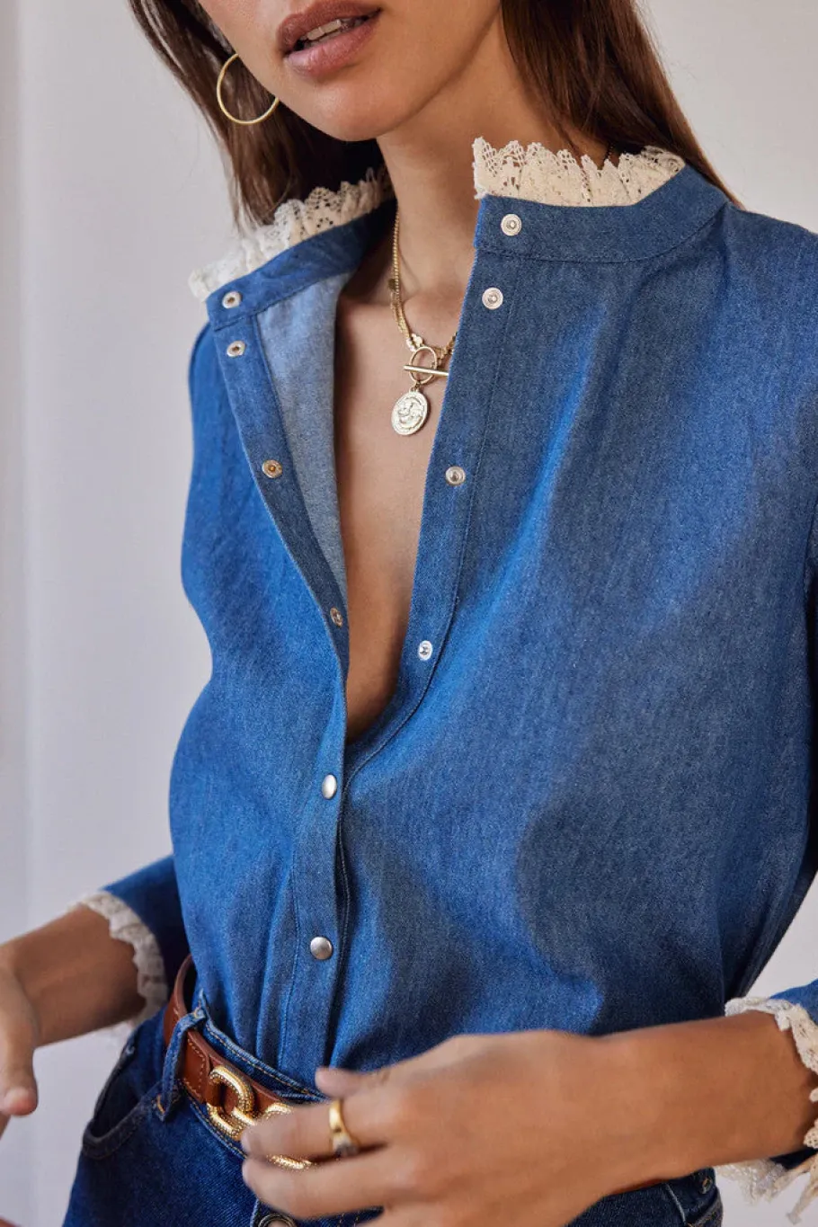 Chemises Et Blouses|Balzac Chemise Leopoldine Bleu