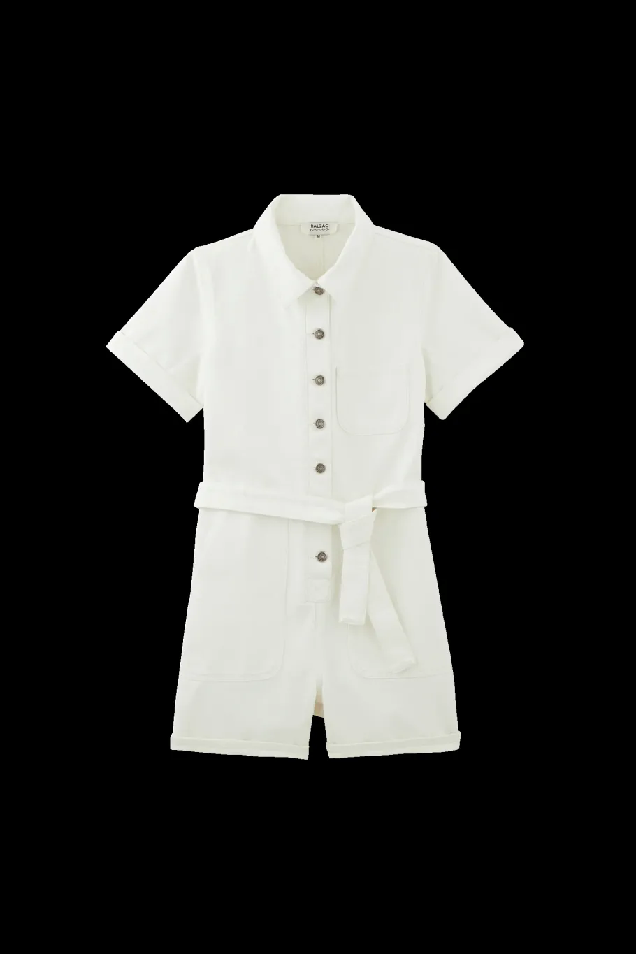 Combinaisons|Balzac Combinaison Floralie Jean Blanc Perle