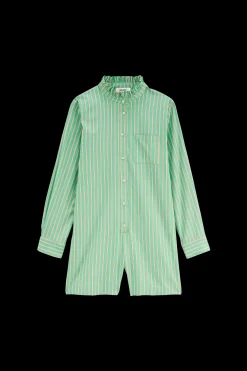 Combinaisons|Balzac Combinaison Papille Rayures Vert Et Orange