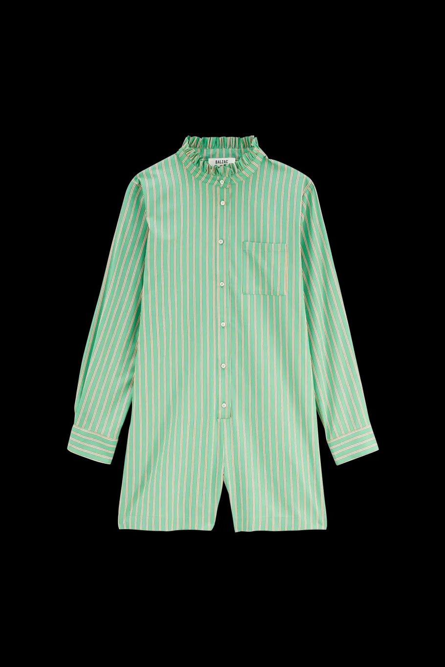 Combinaisons|Balzac Combinaison Papille Rayures Vert Et Orange
