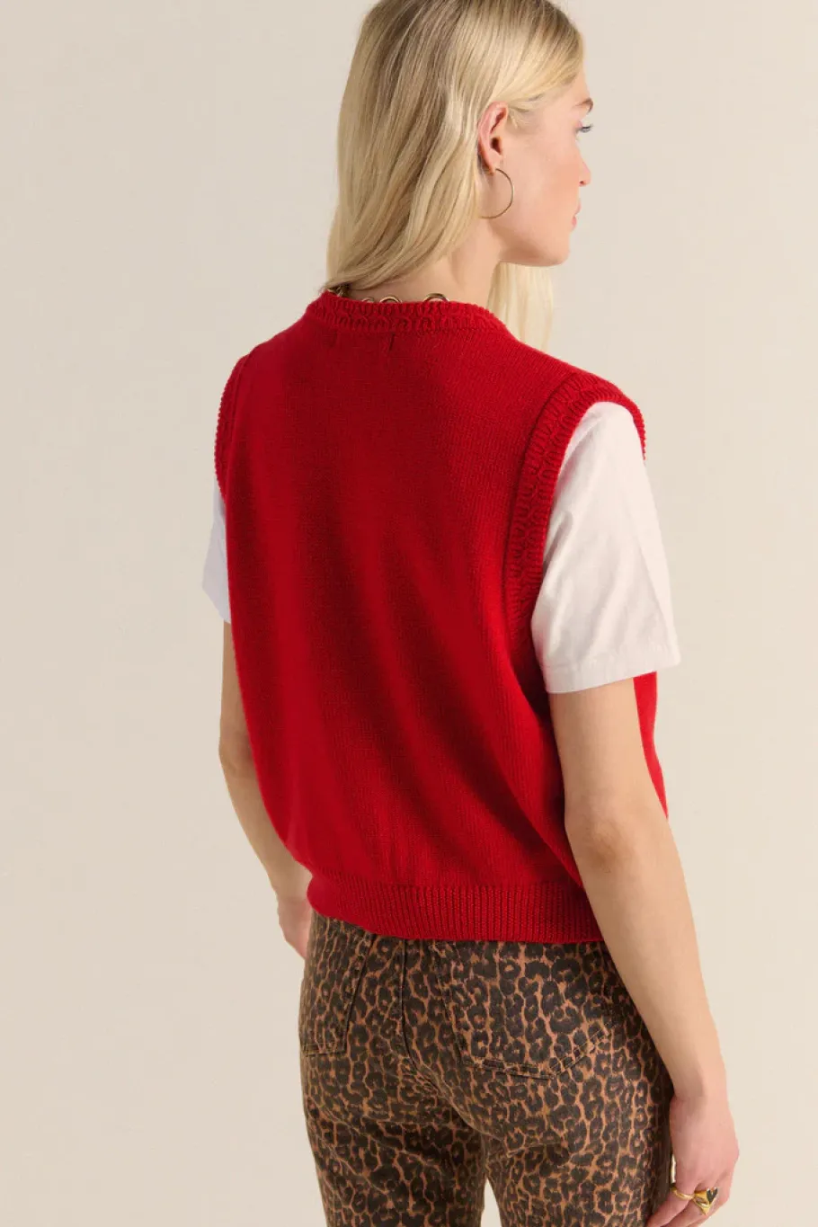Pulls Et Cardigans|Balzac Gilet Constant Rouge