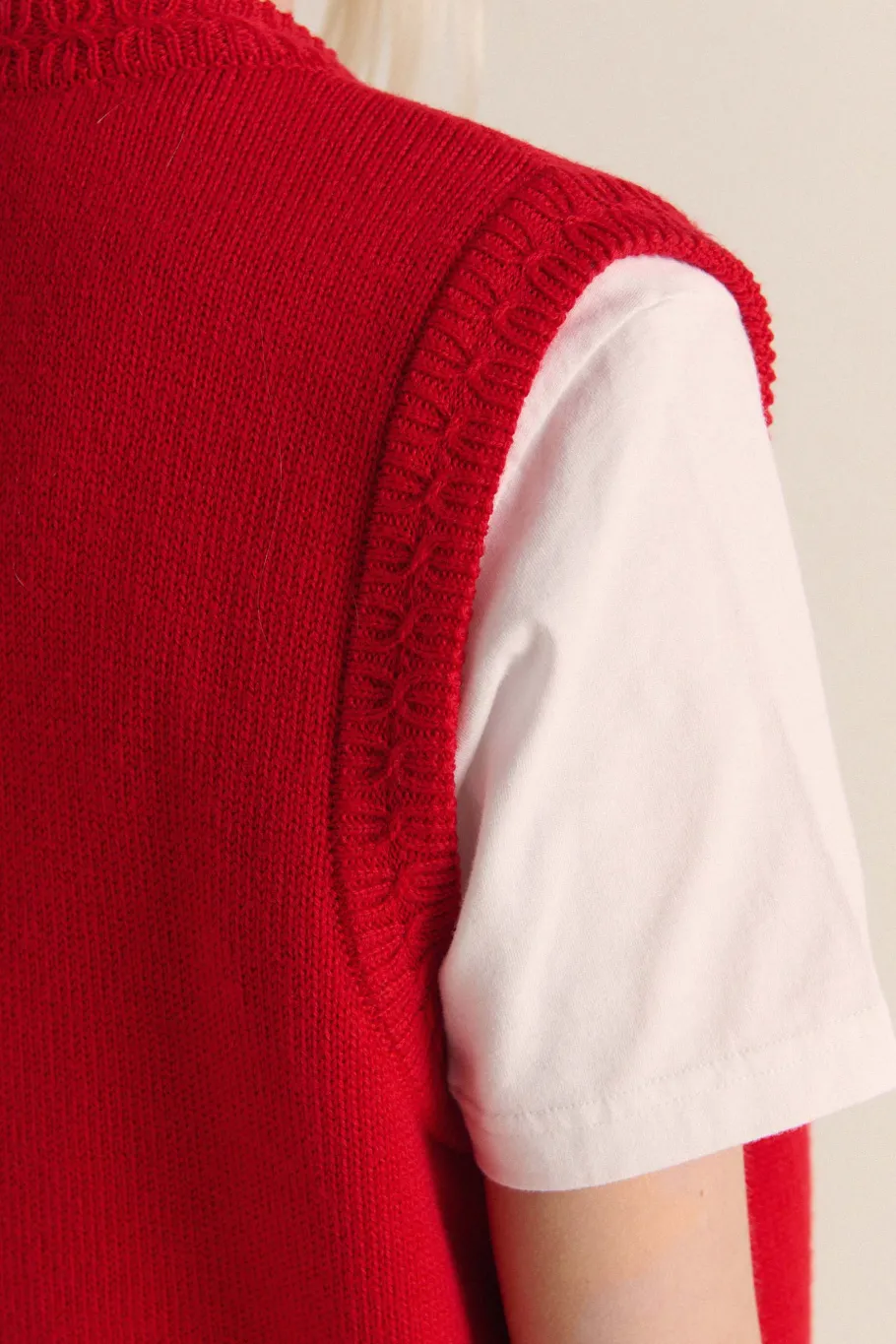Pulls Et Cardigans|Balzac Gilet Constant Rouge