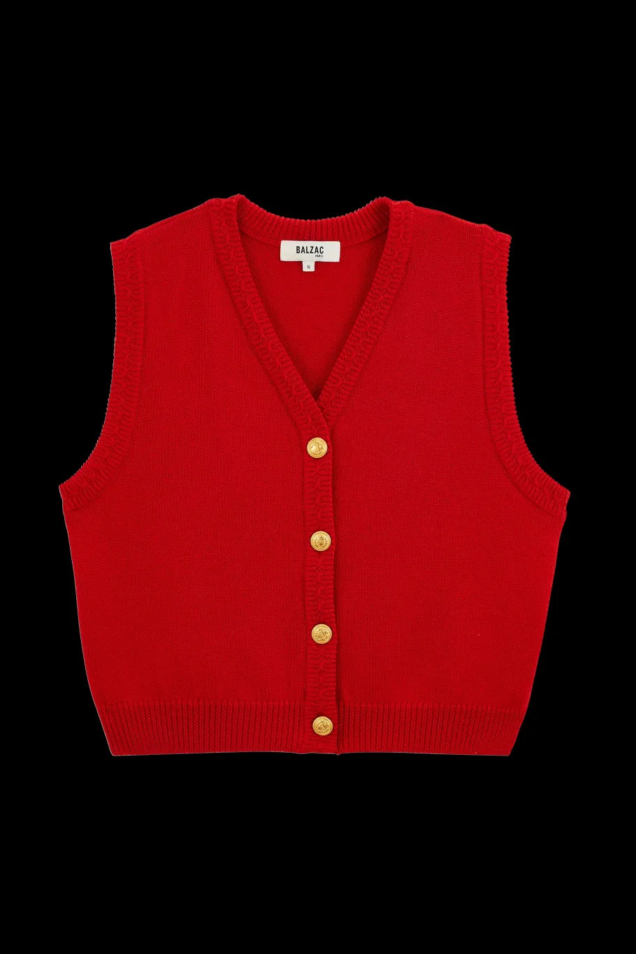 Pulls Et Cardigans|Balzac Gilet Constant Rouge