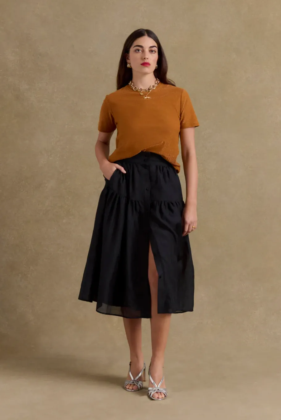 Jupes Et Shorts|Balzac Jupe Salina Noir