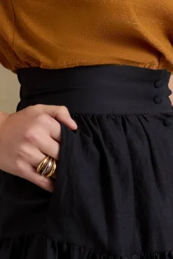 Jupes Et Shorts|Balzac Jupe Salina Noir