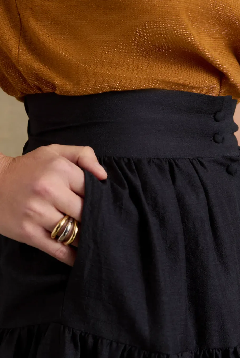 Jupes Et Shorts|Balzac Jupe Salina Noir