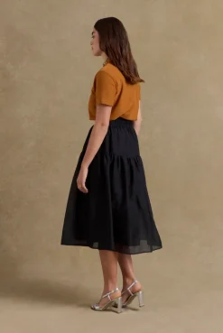 Jupes Et Shorts|Balzac Jupe Salina Noir