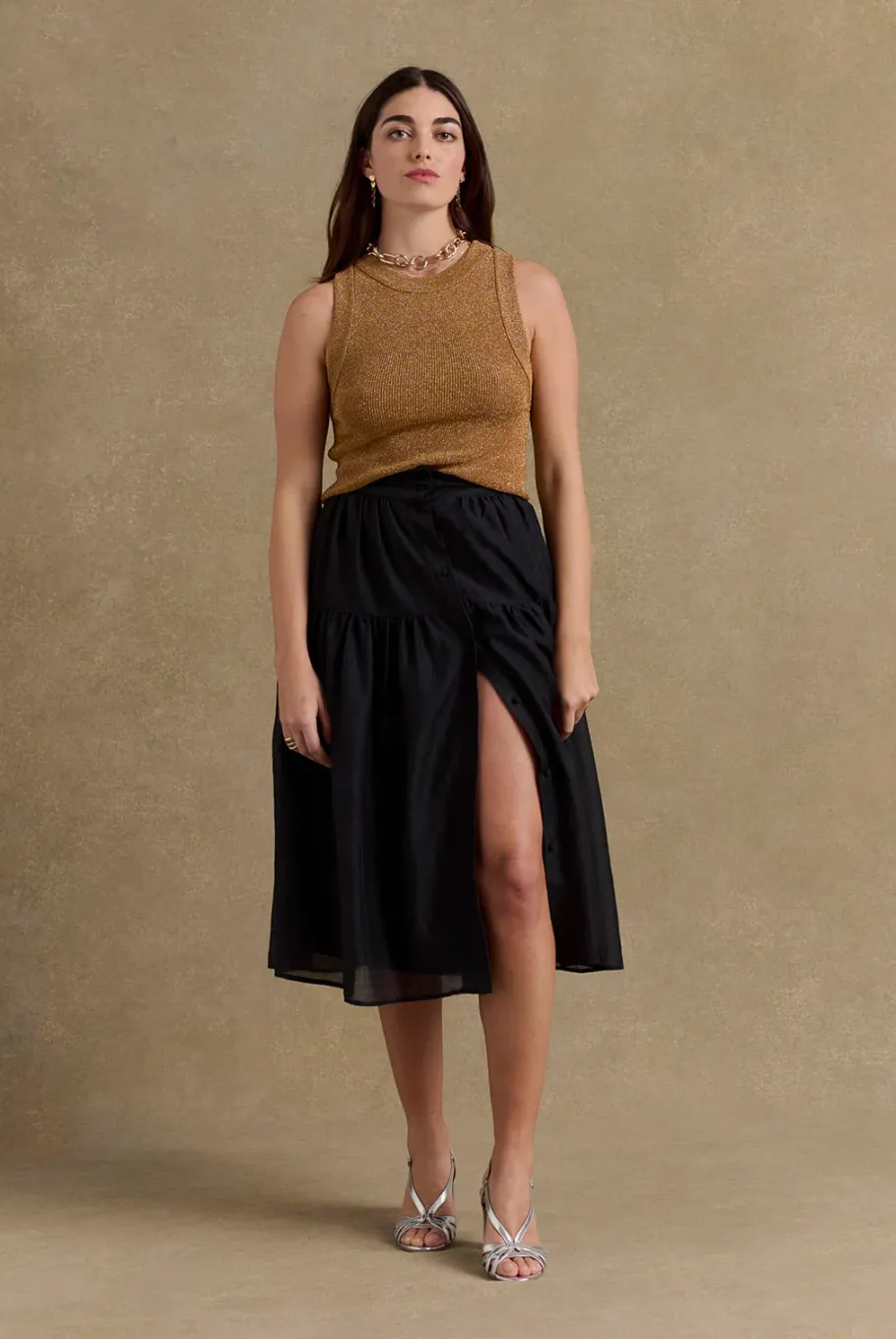 Jupes Et Shorts|Balzac Jupe Salina Noir