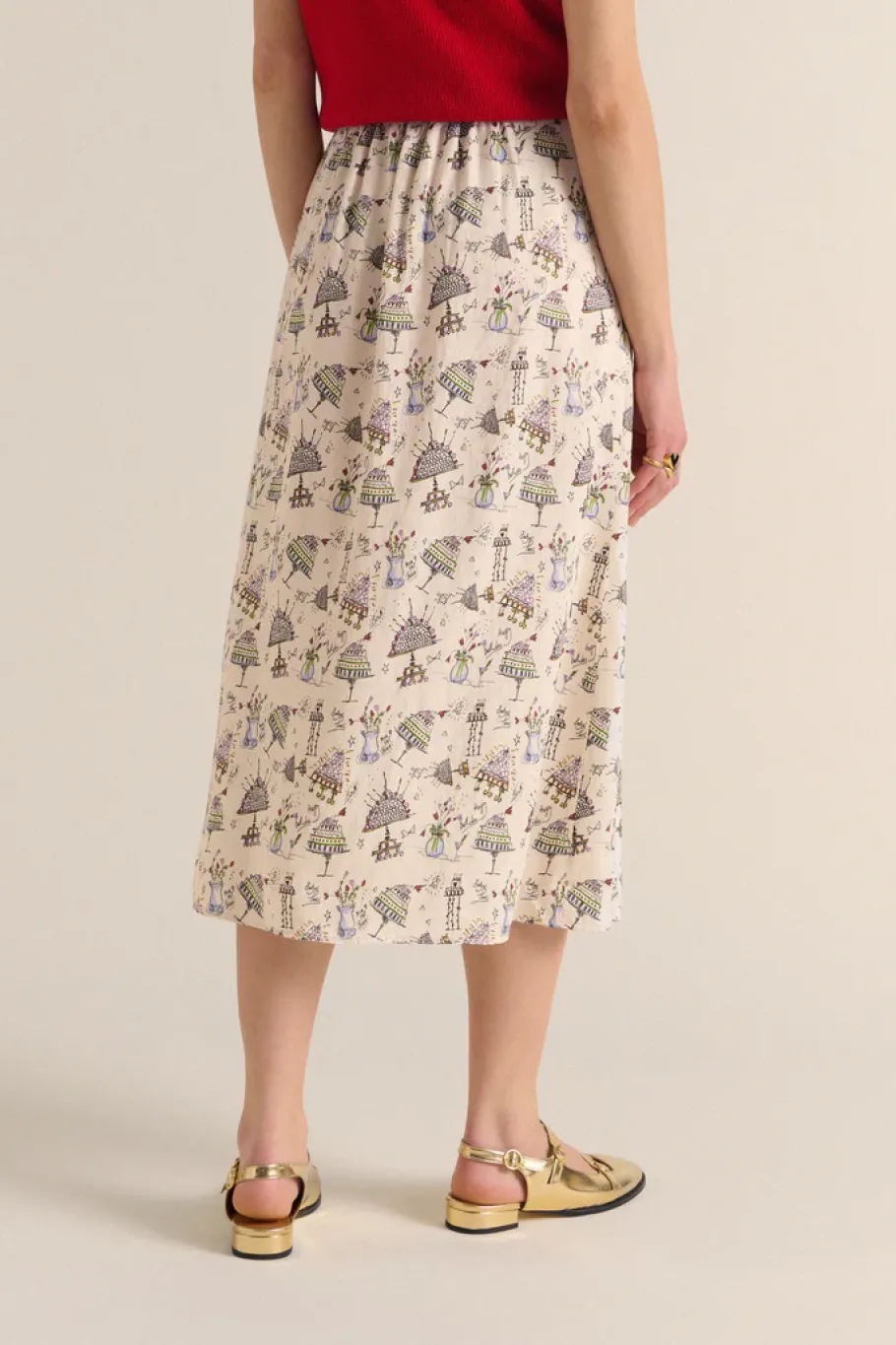 Jupes Et Shorts|Balzac Jupe Sally Imprime Anniversaire