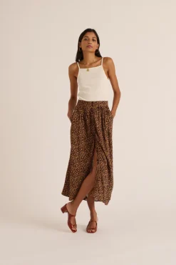 Jupes Et Shorts|Balzac Jupe Sally Leopard