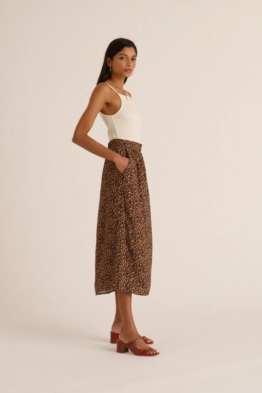 Jupes Et Shorts|Balzac Jupe Sally Leopard