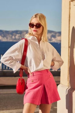 Jupes Et Shorts|Balzac Jupe-Short Mayeul Rose