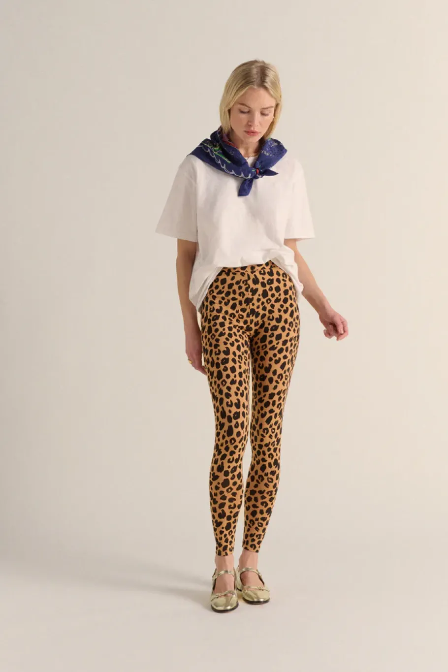 Pantalons|Balzac Legging Calme Leopard