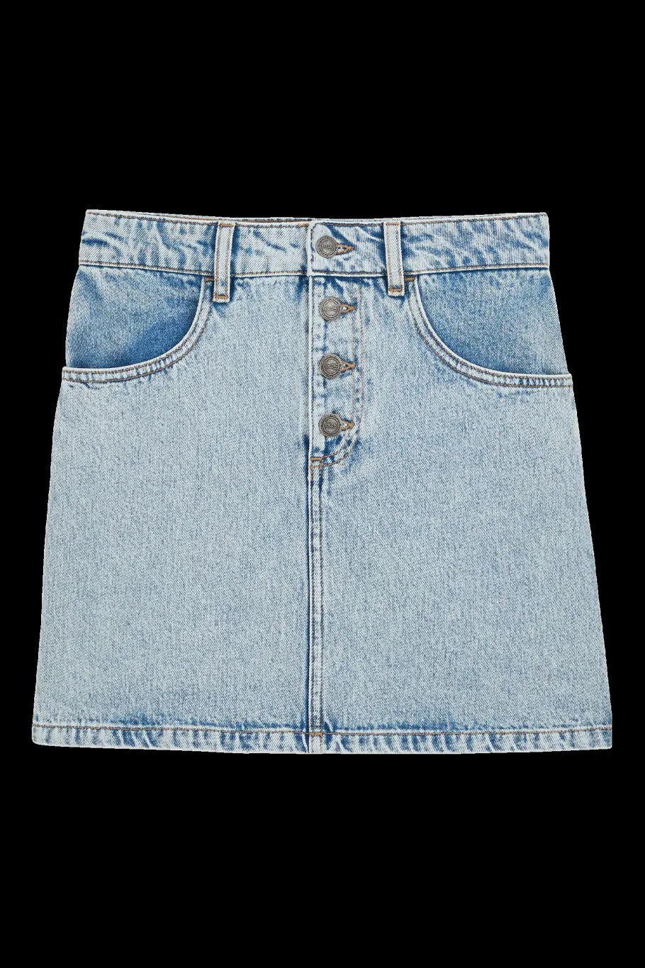 Jupes Et Shorts|Balzac Mini-Jupe Sixtine Bleu Glacier