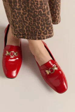 Mocassins Et Sabots|Balzac Mocassins Flavie Vernis Rouge