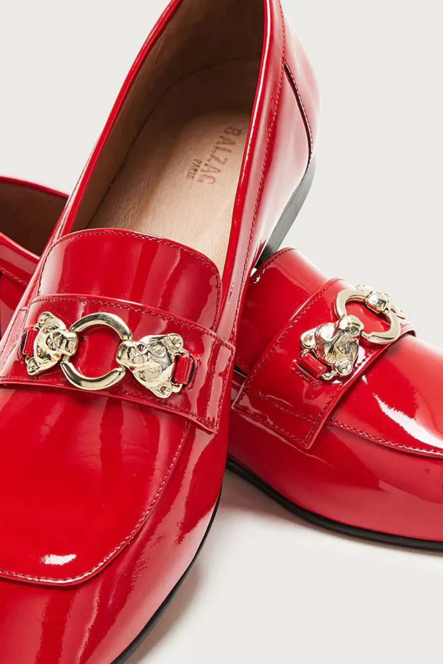 Mocassins Et Sabots|Balzac Mocassins Flavie Vernis Rouge