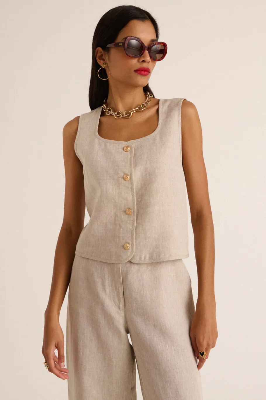 Pantalons|Balzac Pantalon Palette Beige