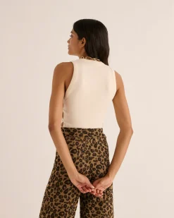 Pantalons|Balzac Pantalon Piana Leopard Irise
