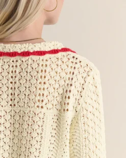 Tee-Shirts Et Bodies|Balzac Polo Gabin Ecru Et Rouge