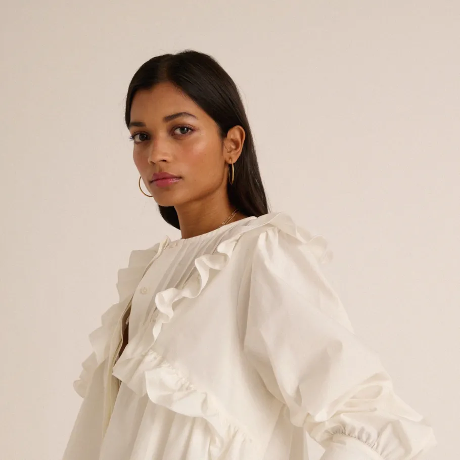 Robes|Balzac Robe Armance Blanc Naturel
