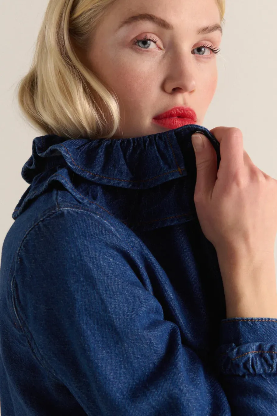 Robes|Balzac Robe Belkis Bleu Midi