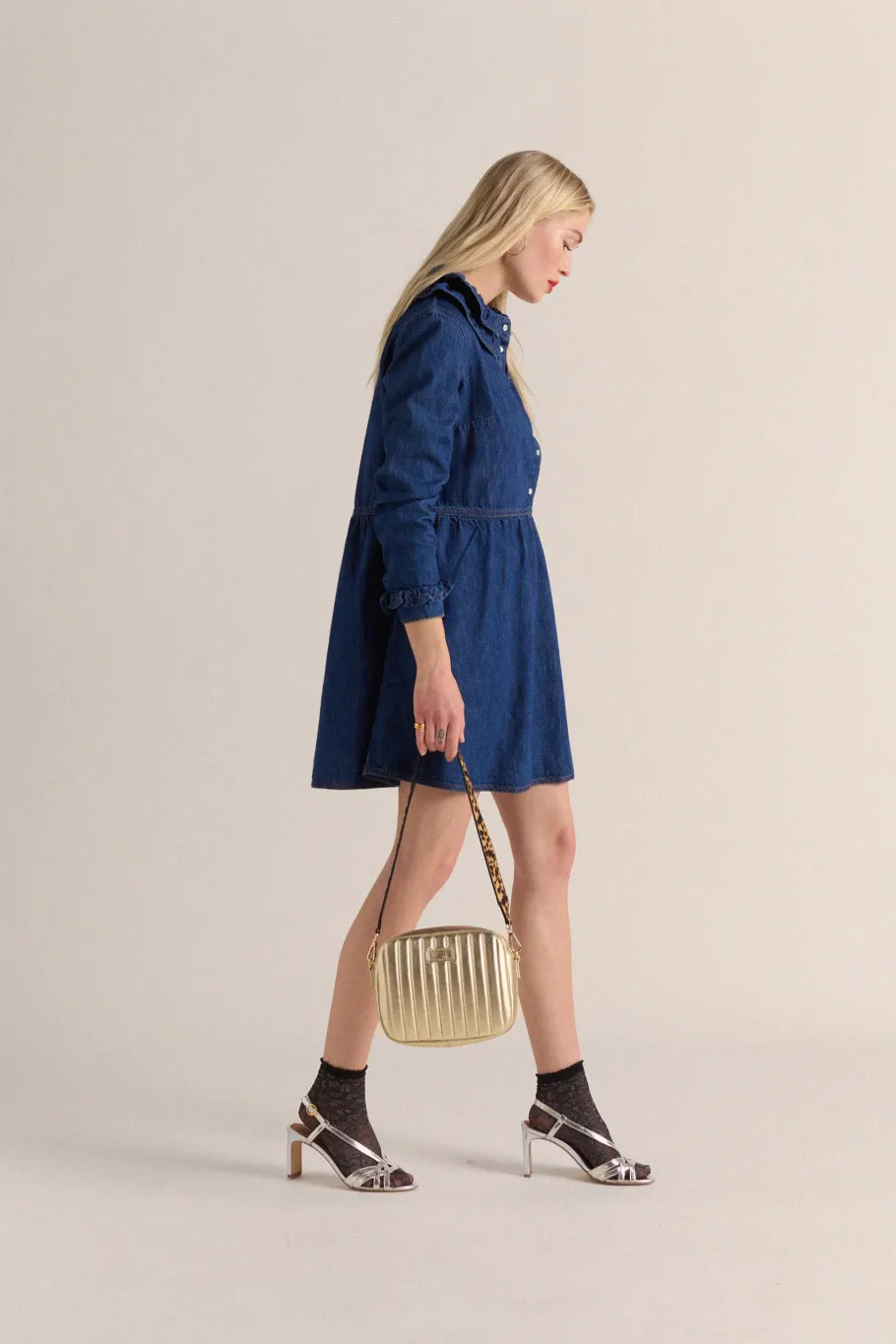 Robes|Balzac Robe Belkis Bleu Midi
