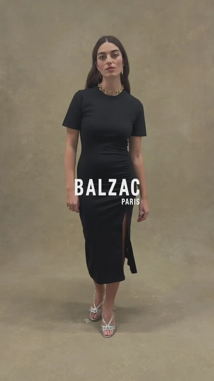 Robes|Balzac Robe Florealie Noir