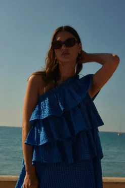 Robes|Balzac Robe Nouba Vichy Bleu