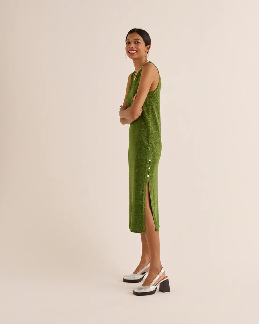 Robes|Balzac Robe Persil Vert Foret