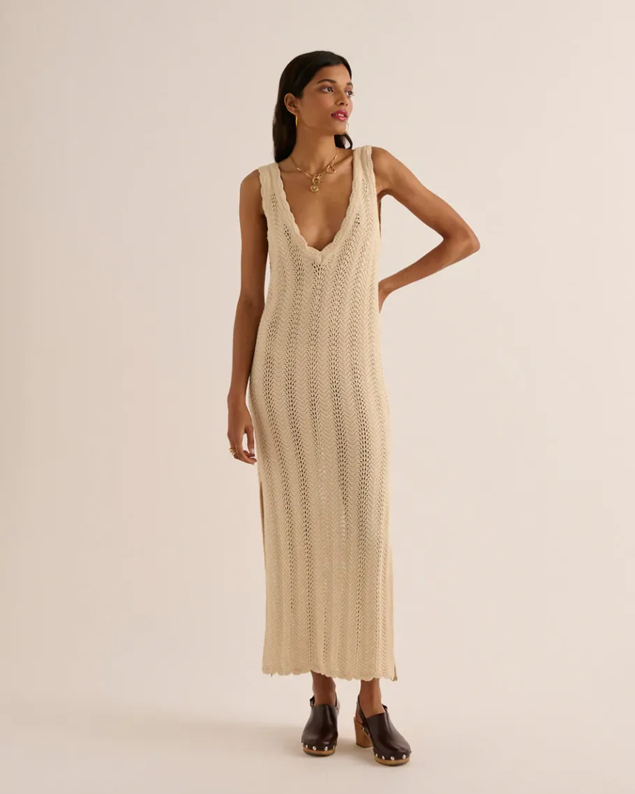 Robes|Balzac Robe Sarriette Ecru