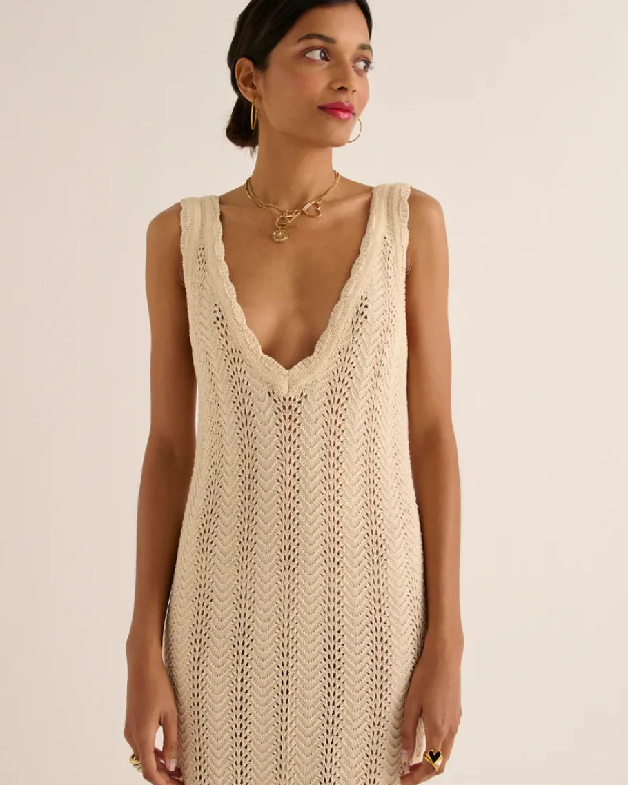 Robes|Balzac Robe Sarriette Ecru