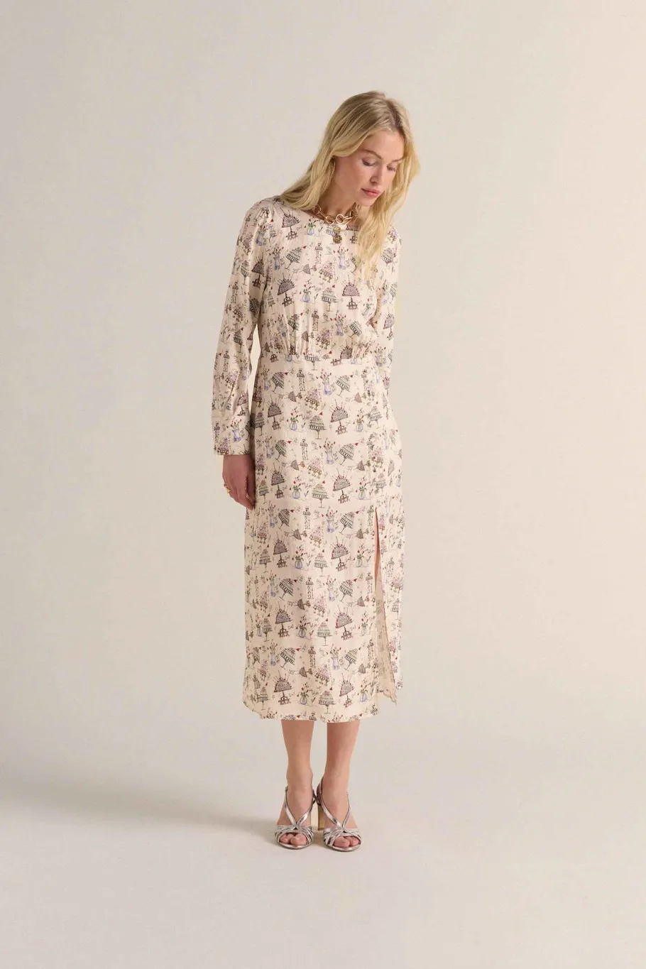 Robes|Balzac Robe Sereine Imprime Anniversaire