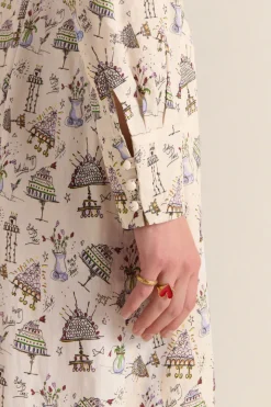 Robes|Balzac Robe Sereine Imprime Anniversaire