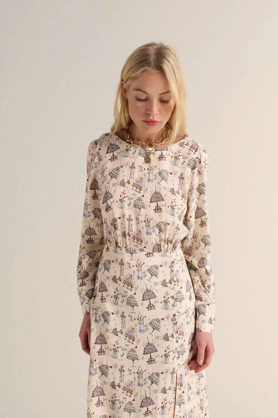 Robes|Balzac Robe Sereine Imprime Anniversaire