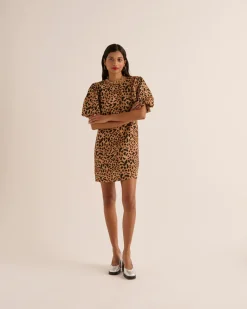 Robes|Balzac Robe Xoxo Guepard Cappucino