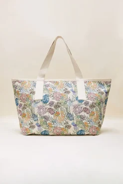 Pochettes Et Cabas|Balzac Sac Contemporain Imprime Fleurs D'Ete