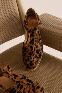 Babies, Sandales Et Escarpins|Balzac Sandales Ecume Pony Leopard Cafe