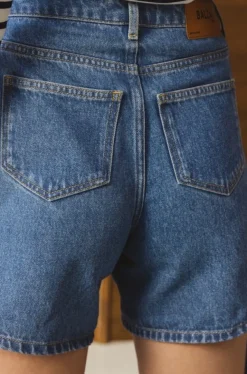 Jupes Et Shorts|Balzac Short Maylone Jean Bleu Mineral
