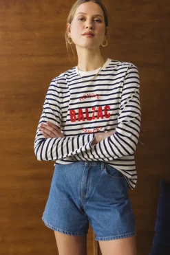 Jupes Et Shorts|Balzac Short Maylone Jean Bleu Mineral