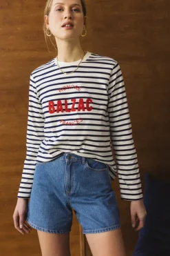 Jupes Et Shorts|Balzac Short Maylone Jean Bleu Mineral