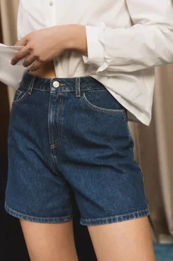 Jupes Et Shorts|Balzac Short Maylone Jean Bleu Midi