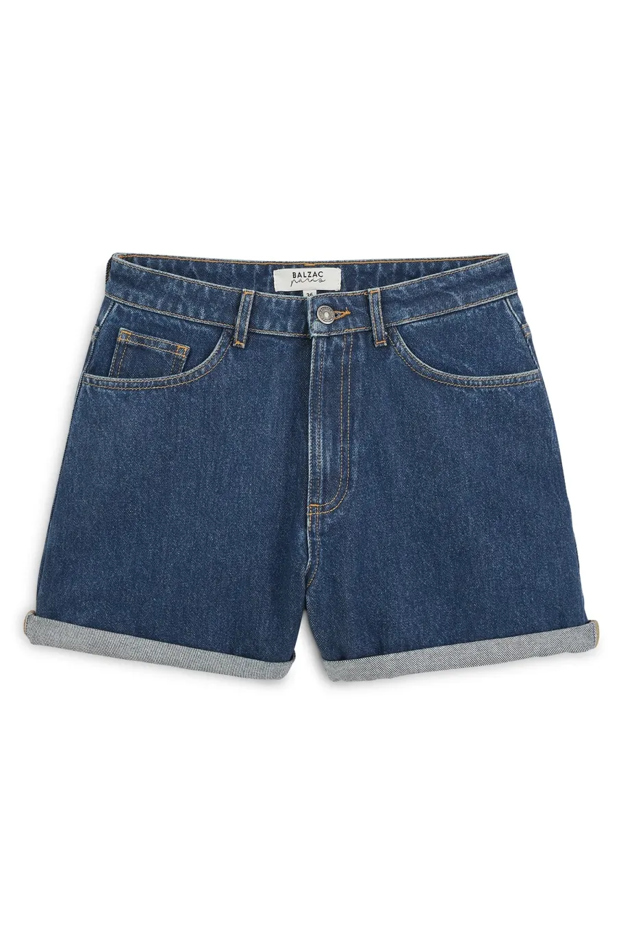 Jupes Et Shorts|Balzac Short Maylone Jean Bleu Midi